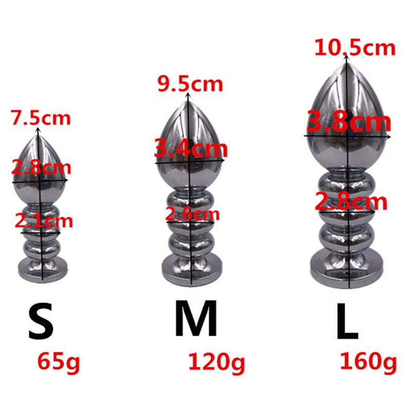 Fox Tail Anal Plug Flirt Sexy Toy Stainless Steel Butt Plug Anus Plug for Women Adult Games Slave Role Play