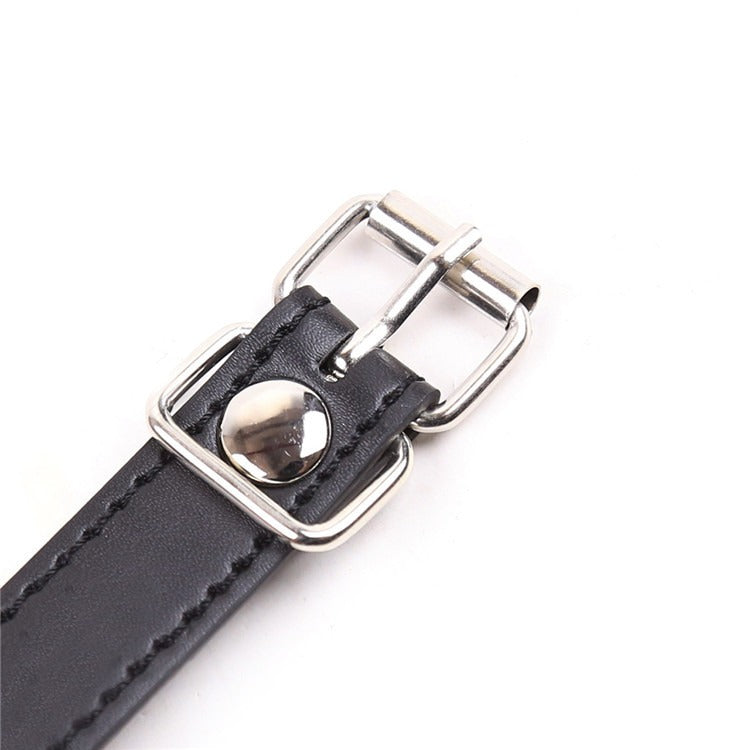 Fun Oral Sex Leather Lips O-Shaped Fun Mouth Opener Alternative Toy Teaching Mouth Flail