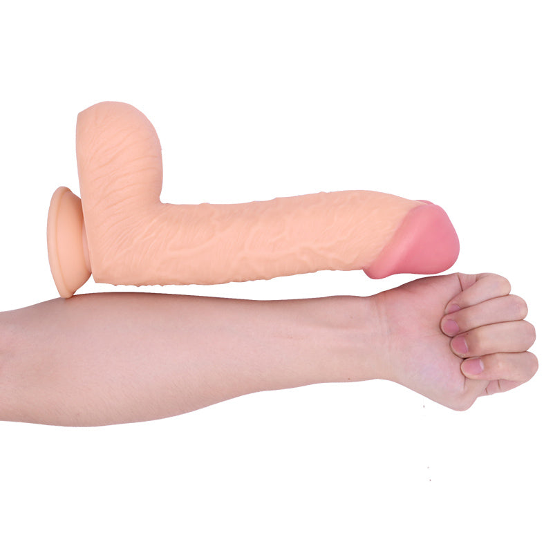 11 inch Amazon cross-border domestic female super long super coarse sex health care product large simulation penis