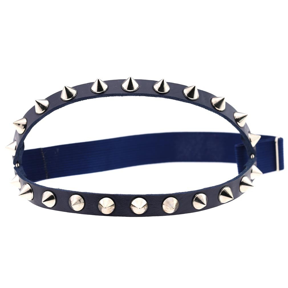 1pcs Punk Hip Hop Dance Leather Double Row Rivet Garter With Sexy Decorative Thigh Ring Body Chain